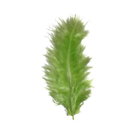 Piórka dekoracyjne Titanum Zielone, 20szt - 2